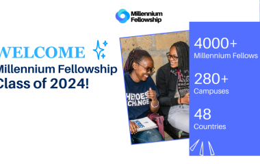 Class of 2024 Millennium Fellows Banner